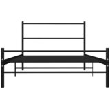  Okvir za krevet crni metalni 90 x 200 cm | shoptok.hr
