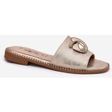S. BARSKI Women's sandals on flat heel with decorative detail | ePonuda.com
