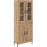  Highboard Umjetnički hrast 69,5 x 34 x 180 cm Konstruirano drvo | shoptok.hr