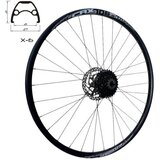 Crosser zadnji točak 28/29" x-6,sa shimano nablom,rotorom i kasetom 8b ( 3000285 ) | ePonuda.com
