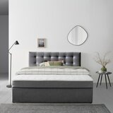 P & B POSTELJA Z VZMETNICO x , les, tekstil barve grafita | Shoptok.si