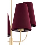  Argon 1827 - Luster na šipci SAFIANO 4xE27/15W/230V bordo | Eponuda.com