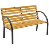  Vrtna klupa Drvena metalna klupa u parku s naslonom | shoptok.hr