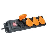 solight PP333 - Produžni kabl sa prekidačem, 4 utičnice, 5 m, IP44 | Eponuda.com