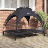 Krevet za psa Crna 122 x 93 x 106,5 cm Čelik | Eponuda.ba