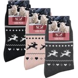 B.Fortuna 3 Pari Nordic Reindeer volnene ženske nogavice | Shoptok.si