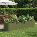  Povišeni vrtni krevet Maslinastozelena 200 x 40 x 40 cm | shoptok.hr