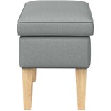  Stolica za noge Svjetlosiva 55 x 35 x 41 cm Tkanina | Shoptok.si
