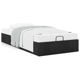  Otomanski okvir kreveta bez madraca crni 100x200 cm od tkanine | shoptok.hr