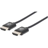Manhattan HDMI Priključni kabel [1x Muški konektor HDMI - 1x Muški konektor HDMI] 3 m Crna Cijene