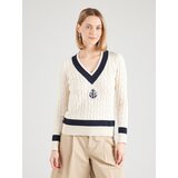 Polo Ralph Lauren Pulover 'MEREN' boja pijeska / morsko plava | shoptok.hr