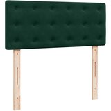 Box spring krevet s madracem tamnozeleni 120x200 cm baršunasti | shoptok.hr