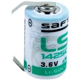SAFT Posebna litijeva baterija 1/2 AA U-spajkalni priključek 3.6 V 1200 mAh 1/2 AA (Ø x V) 15 mm x 25 mm, (20439772) | Shoptok.si