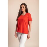 Fenzy Majica S Okruglim Izrezom, Crvena | shoptok.hr