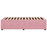  Okvir za krevet ružičasti 90x200 cm baršunasti | shoptok.hr