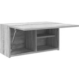 vidaXL Kopalniška stenska omarica siva sonoma 60x25x30 cm inž. les | Shoptok.si