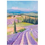 Styler Slika 70x100 cm Purple Fields – | Shoptok.si