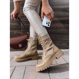 DStreet Botki damskie CALLA khaki | shoptok.hr