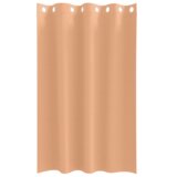 vidaXL Zavese z zavesami 2 pcs Svetlo rjava 175 x 140 cm Poliester | Shoptok.si
