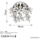 Wallity Zidna dekoracija Ljubav prema pticama 2, 75x86 cm, Šarena | Eponuda.ba