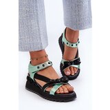 S. BARSKI Women's Sandals With Bow D&A Cene