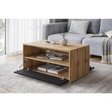 Livetastic Klubska Miza Nairobi-ii, Barva Hrasta, Črna | Shoptok.si