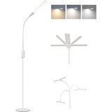 Nettlife LED Talna Soba Luč z Dimmom - 158 CM Sodoben Reguliran Talna Luč na Dotik 9W s Timerjem & Funkcijo Pomnika, (5000491641) Cene