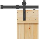 vidaXL Klizna vrata s priborom za montažu 70 x 210 cm masivna borovina | shoptok.hr