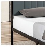 Hanah home Ram za krevet Lotus, 100x200 cm, Antracit | Eponuda.ba