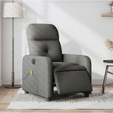 Maison Chic Električni masažni naslanjač - Relax naslanjač temno sivo blago, (22061672) | Shoptok.si