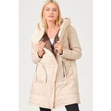 Dewberry Z6652 LADIES COAT-LIGHT BEIGE | Shoptok.si