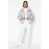 Trendyol Winter Jacket - Gray - Puffer