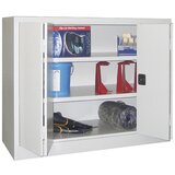 Pavoy Omara s pregibnimi vrati, višina 1000 mm, širina 1200 mm, globina 400 mm, siva | Shoptok.si