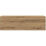 vidaXL Kopalniška stenska omarica artisan hrast 100x25x30 cm inž. les | Shoptok.si