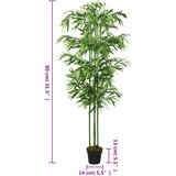  Umjetno stablo bambusa 240 listova 80 cm zeleno | shoptok.hr