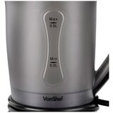  Grelnik vode VonShef + dve skodelici, 0.5 L, črn | Shoptok.si