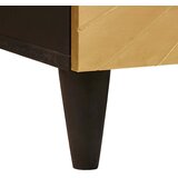  Noćni ormarić Crna i zlatna 50 x 33 x 60 cm Konstruirano drvo | Eponuda.ba