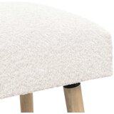  Klupa Jednobojno Krem 110 x 40 x 46 cm Bouclé | Eponuda.com