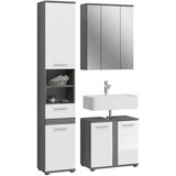 MID.YOU Kopalnica Blake, Bela, Srebrna, 3-Delna | Shoptok.si