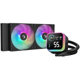 DeepCool komplet za vodno hlajenje AIO Liquid Cooler LQ240, 240 mm, LCD, ARGB, črna Cene