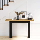 vidaXL konzolna miza noain 120x30x75 cm trdna borovina | Shoptok.si