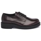 Čevlji Derby NERO GIARDINI 613 MANOLETTE BORDO Rdeča