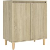 Maison Chic Komoda - Predalnik z lesenimi nogami sonoma hrast 60x35x70cm inženirski les, (21719839) | Shoptok.si