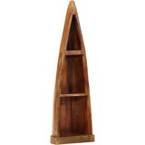 The Living Store Omara v obliki čolna 39x27x127 cm trden predelan les - Omara V Obliki Čolna, (21437066) | Shoptok.si