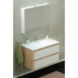 Sanotechnik spodnja omarica z 2 predaloma Fiora 80 74100 bela | Shoptok.si