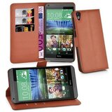 Cadorabo Ohišje, združljivo z HTC Desire 820 v sedlo rjave barve - Zaščitni ovitek z magnetnim zapiranjem, stoječo funkcijo in režo za kartice, (20557277) | Shoptok.si