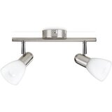 Philips Massive 50232/17/E7 - Spot svetiljka BURLAP 2xE14/40W matirani hrom | Eponuda.com