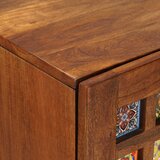  Highboard s pohranom Orah 40 x 33 x 110 cm Čvrsto drvo manga | shoptok.hr