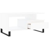 Stolić za kavu bijeli 90 x 49 x 45 cm od konstruiranog drva | Eponuda.ba