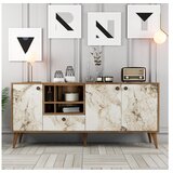 Hanah home Komoda Napoli 180x81x35cm Beli mermer-Bež | Eponuda.ba